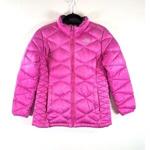 The North Face Girls Jacket Pink Aconcagua 550 Fill Power Down Puffer Size XL